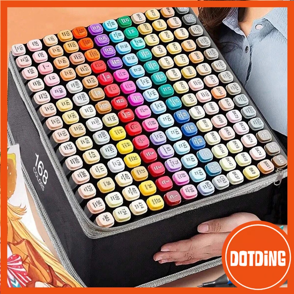 

[COD] Touch 168/120/80/60/48/36/24 Warna Warni Spidol 1 Set Umum Sketsa General Marker Set Animation