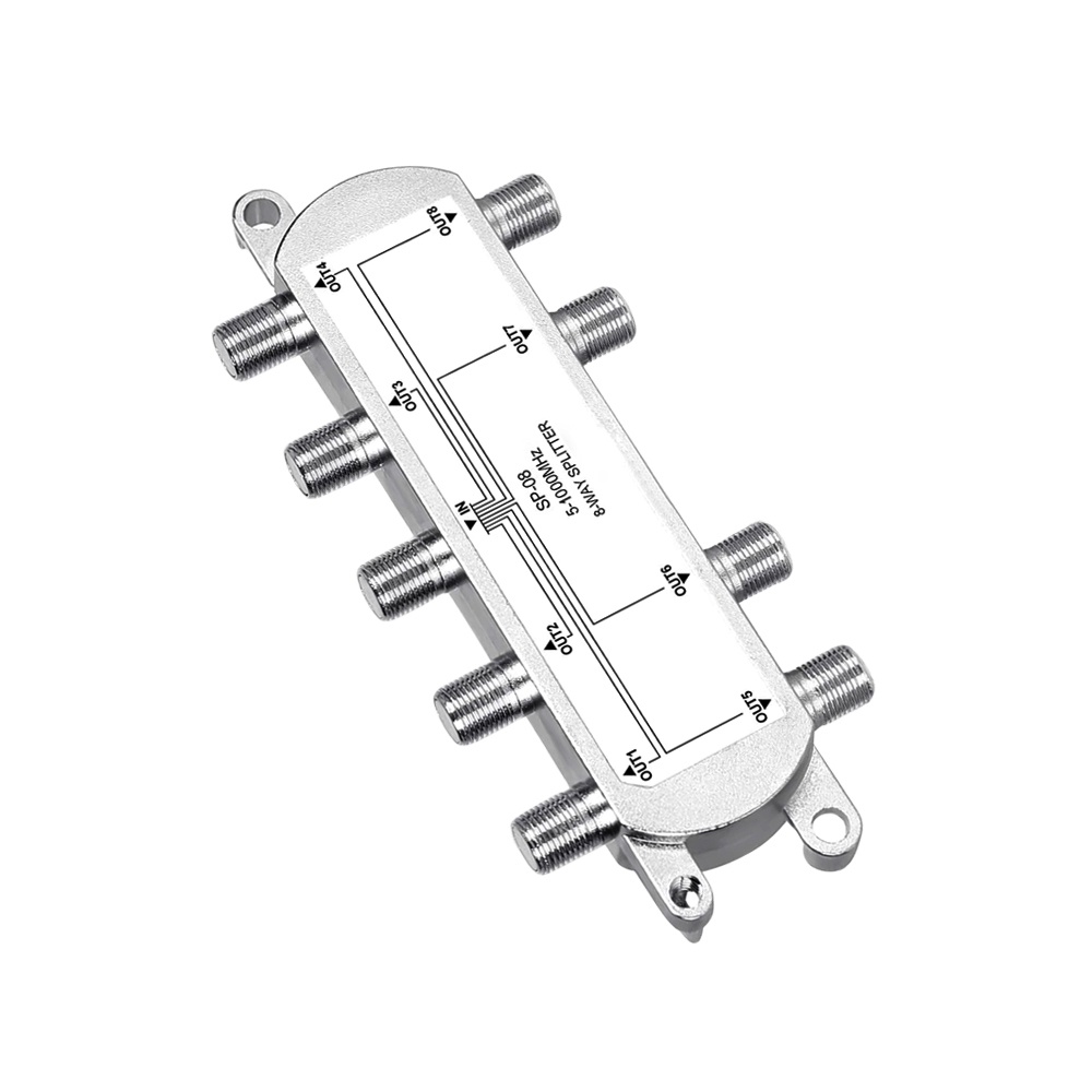 8 Way Port TV Signal Diplexer Sat Splitter Combiner Satellite Sat Coaxial Diplexer Cable Switch Swit