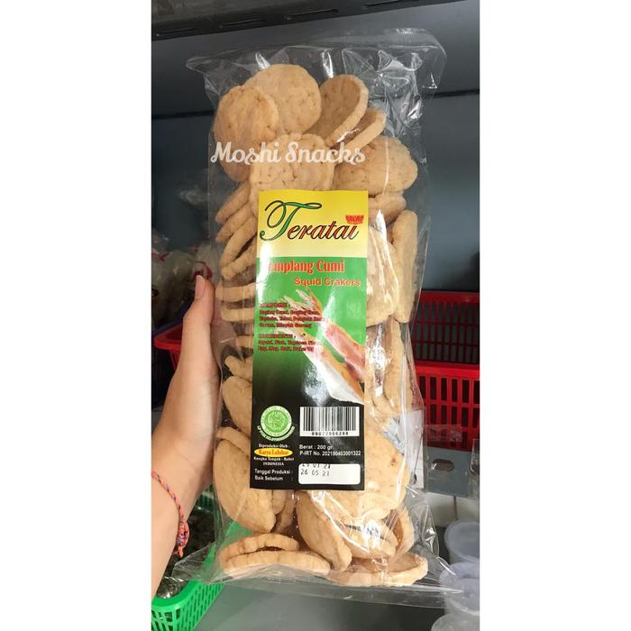 

Kuliner.Kita Kerupuk / Kemplang Goreng Cap Teratai Cumi 200Gr Asli Bangka