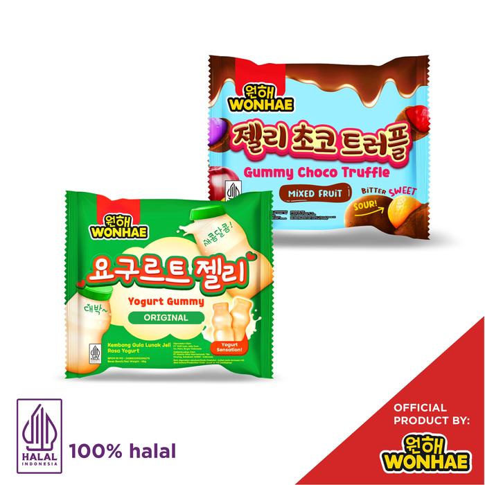 

Kuliner.Kita Bundle Wonhae Gummy Yoghurt 48Gr & Gummy Choco Ball Truffle Mixed Fruit 35Gr By Mujigae