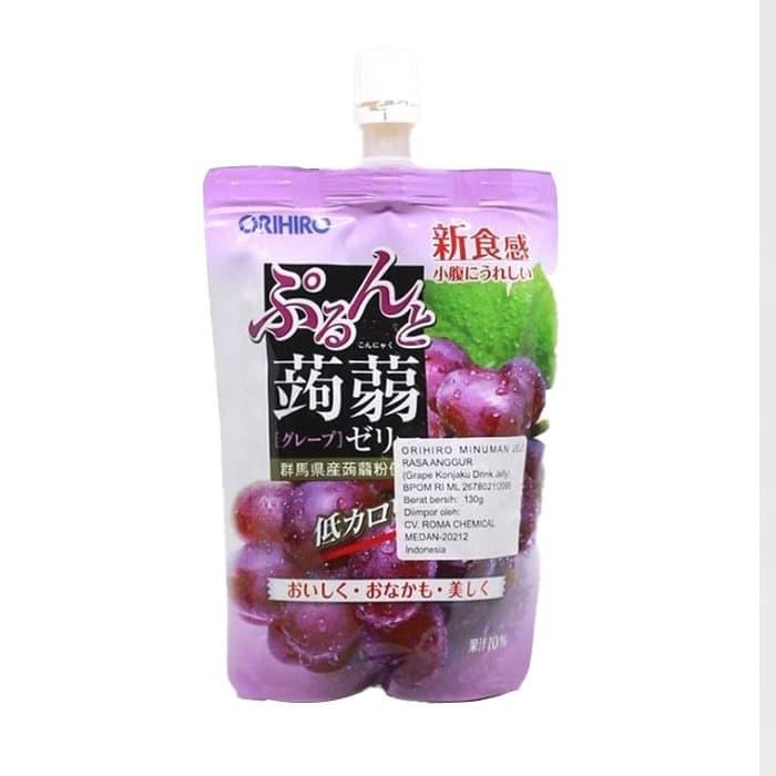 

Kuliner.Kita Orihiro Grape Konjaku Drink Jelly 130 Gr