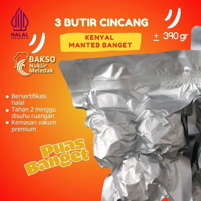 

Kuliner.Kita [D3] 3 Butir Baso Cincang Tanpa Bumbu Kuah (Baksonya Saja)