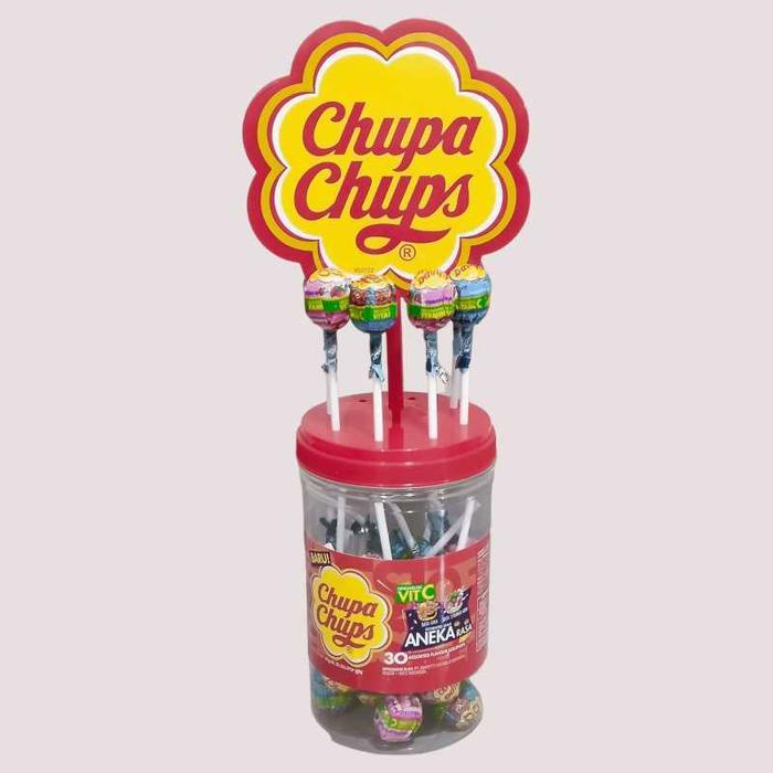 

Kuliner.Kita Permen Chupa Chups 1 Toples Isi 30 Pcs