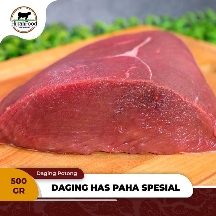 

Hijrahfood Daging Has Paha Sapi Tanpa Lemak Lean Rendang / Dendeng / Semur - 500 Gram