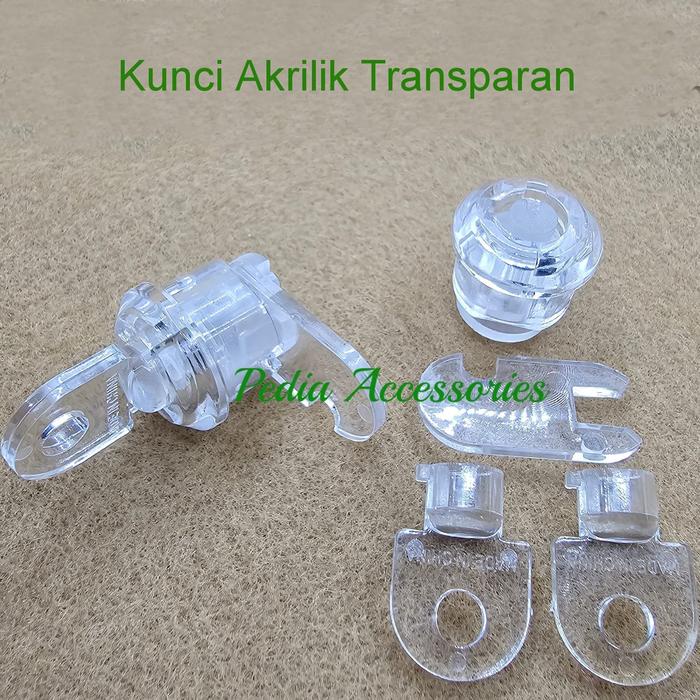 

TERLENGKAP Kunci Akrilik Transparan Gembok/ Camlock Acrylic