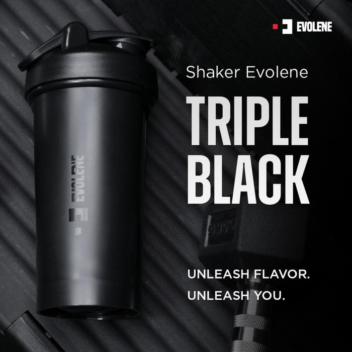 SHAKER EVOLENE TRIPLE BLACK OFFICIAL EVOLENE