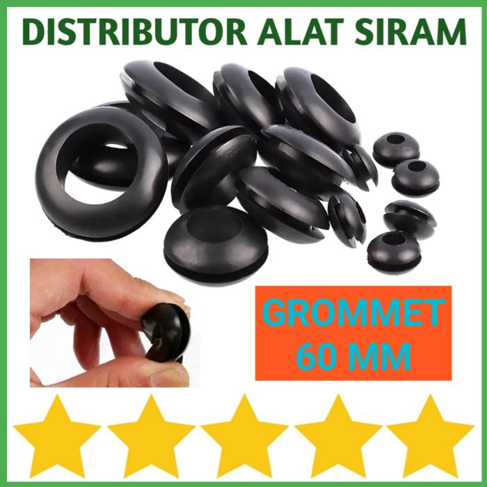 GROMMET 2 INCH 60 MM MODEL LENTUR GROMET SEAL KARET 60MM PIPA PVC 2"