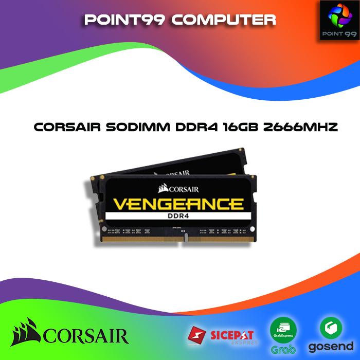 Ready RAM Laptop Sodimm Corsair DDR4 16GB (2x8GB) Dual Channel 2666 Mhz