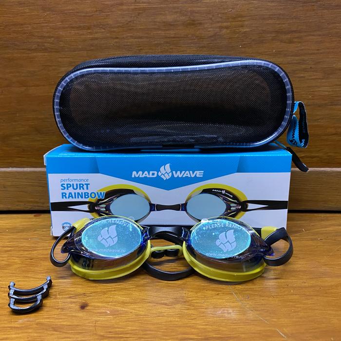 Ready Kacamata Renang MadWave Performance Spurt Rainbow Original