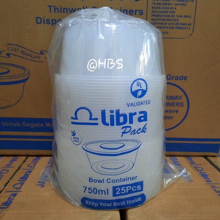[Expert] Thinwall Bowl/Bulat LIBRA 750ml