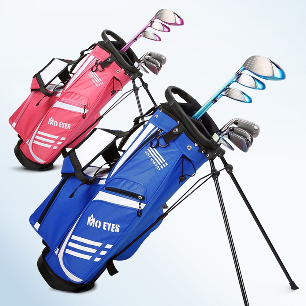 PGM PGM Junior Kids Golf Bag,Portable Golf Rack Stand Bag,Light Golf Club Set Can Accommodate Sports