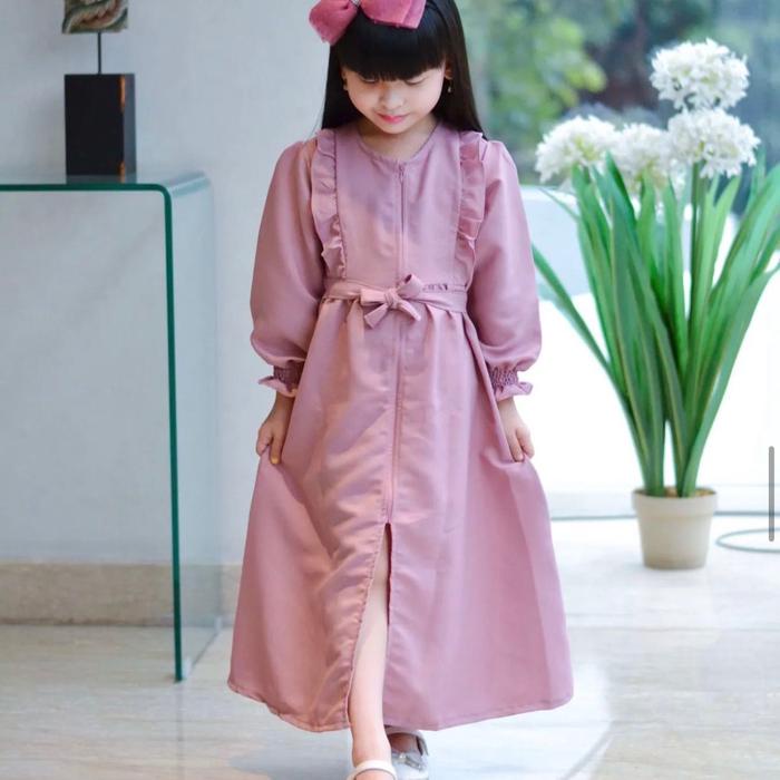 Gemyz- ZUMAIRA LONG DRESS ANAK PEREMPUAN FASHION