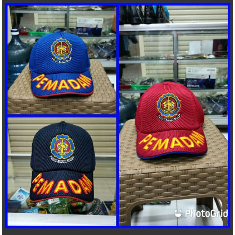 TOPI DAMKAR/TOPI PEMADAM/ TOPI PEMADAM KEBAKARAN/ TOPI/ DAMKAR/ PEMADAM