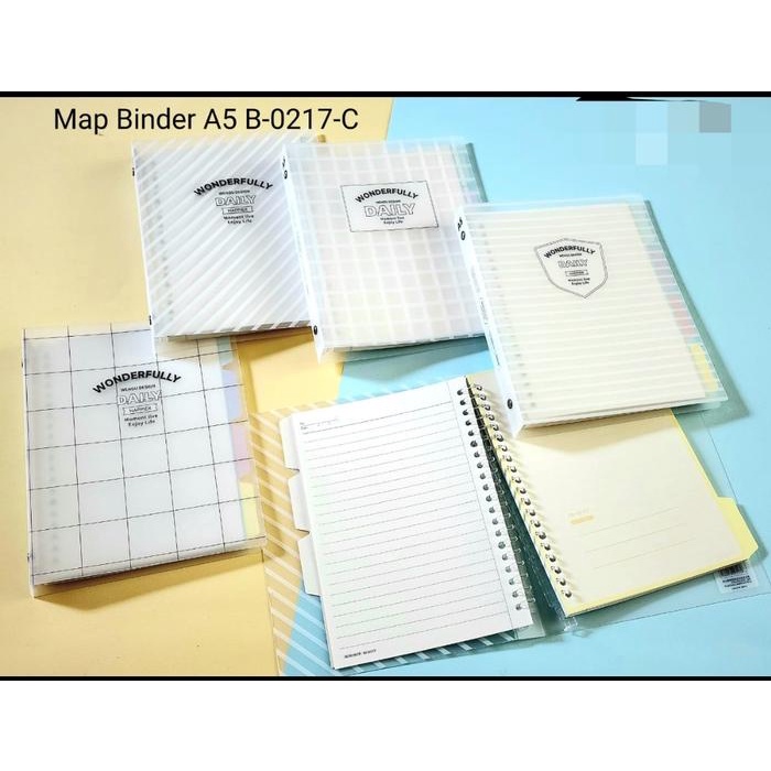 

Open DS] map binder looseleaf wonderfully daily wengu a5 plus isi 60 kode 0217