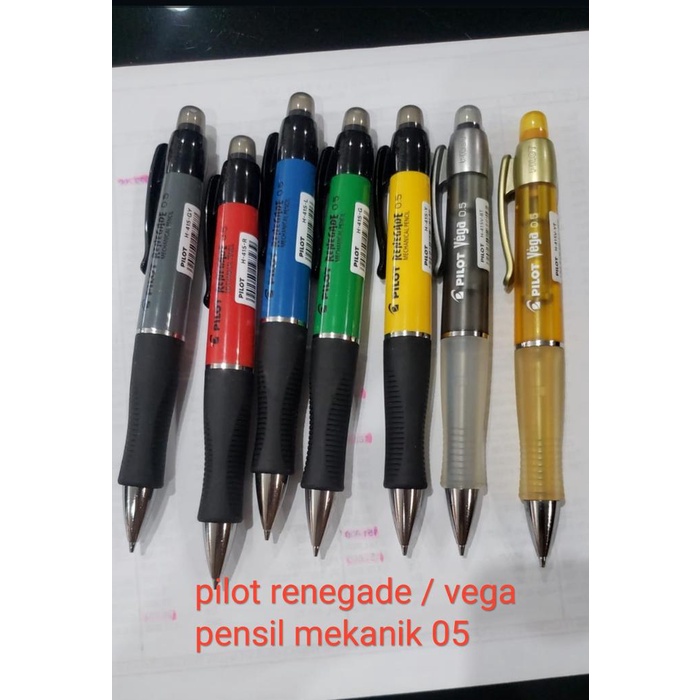 

~~~~~] pensil mekanik pilot renegade / vega 05 satuan made in japan grip rubb