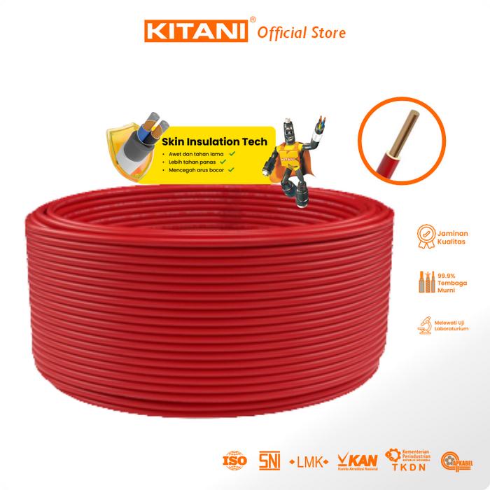 Sudimampir Kitani - Nya 2.5 Mm - 50 Meter - Kabel Tembaga Kawat
