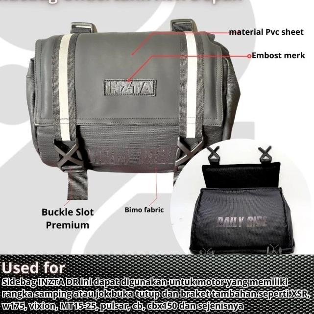 TERBARU TAS TOURING BELAKANG XSR155 KIRI, SIDEBAG MOTOR WATERPROOF