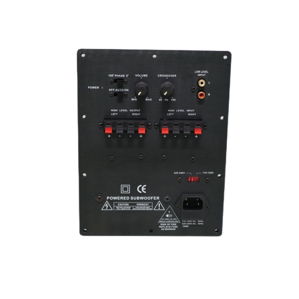 1.0 power amplifier subwoofer board audio amplifier placa amplificador subwoofer,100W subwoofer ampl