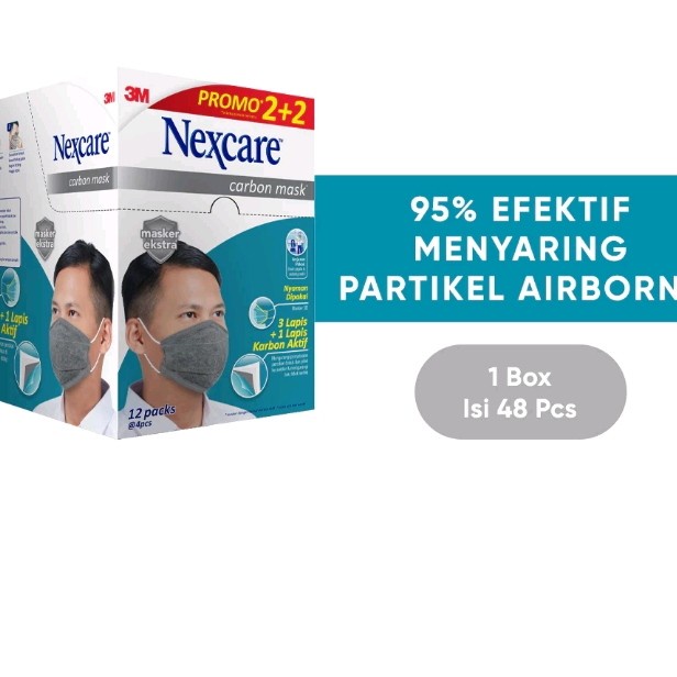 Nexcare 3M Masker Daily Fit Mask Putih Rejuvenate Box