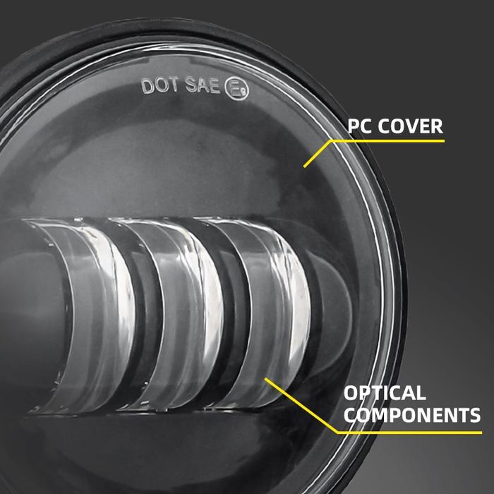 Daymaker C70 Lampu 2 Warna Honda 4.5" 4.5 Inch Daymaker Vespa 4,5 Inc