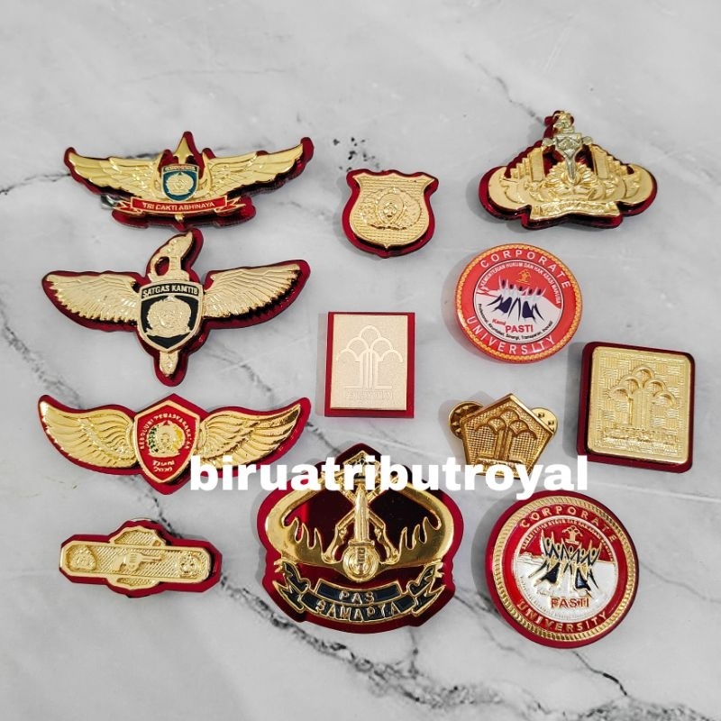 I / Pin Bivakmut / Pin Satops Patnal / Wing Tembak / Atribut Pengayoman - KEMENKUMHAM Dw05