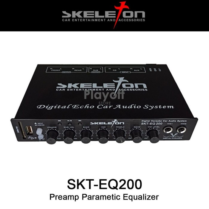 [sln] - Preamp Parametric Equalizer Karaoke Mobil Skeleton
