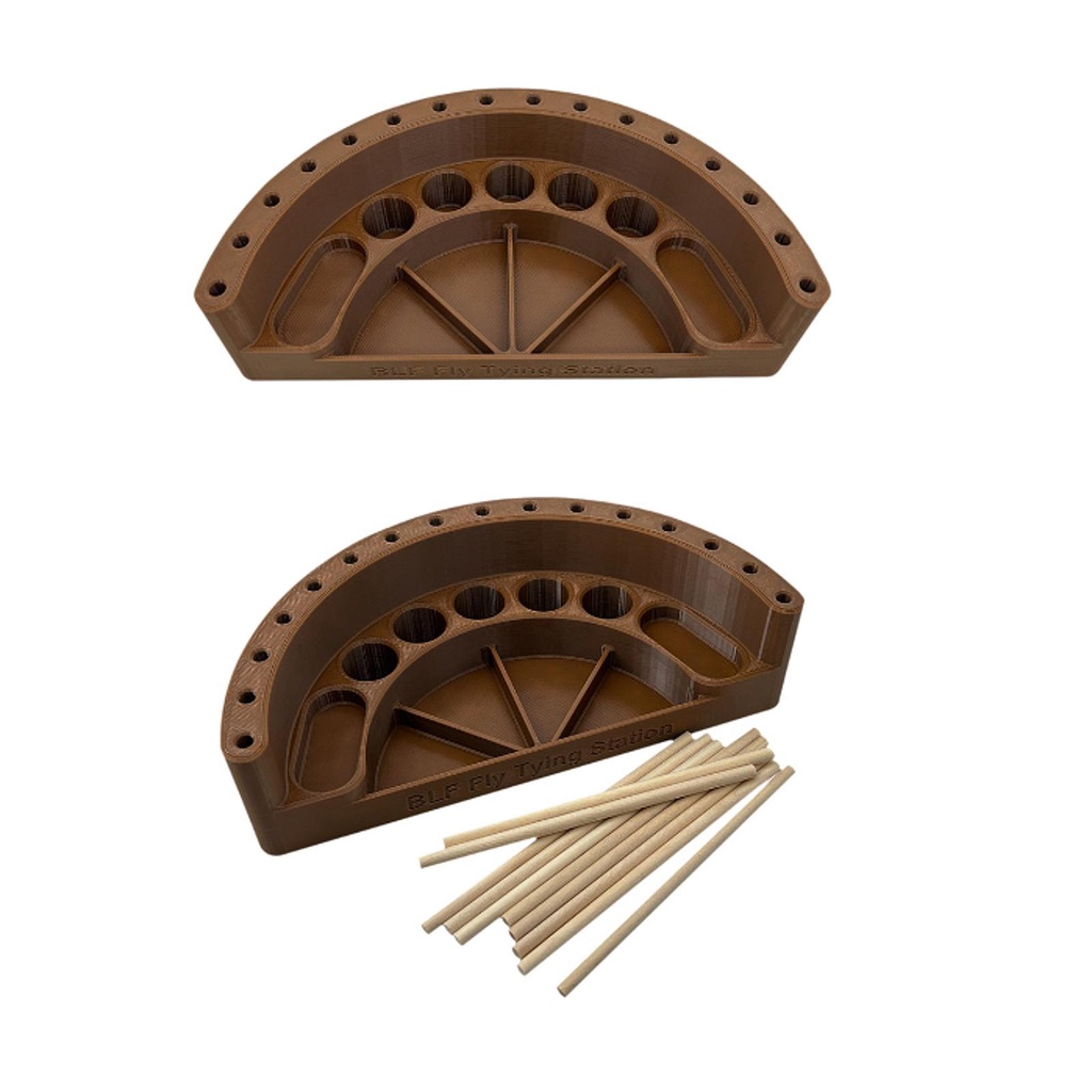 Fly Tying Kit Organizer Fly Tying Station for Anglers Fisherman Beginner