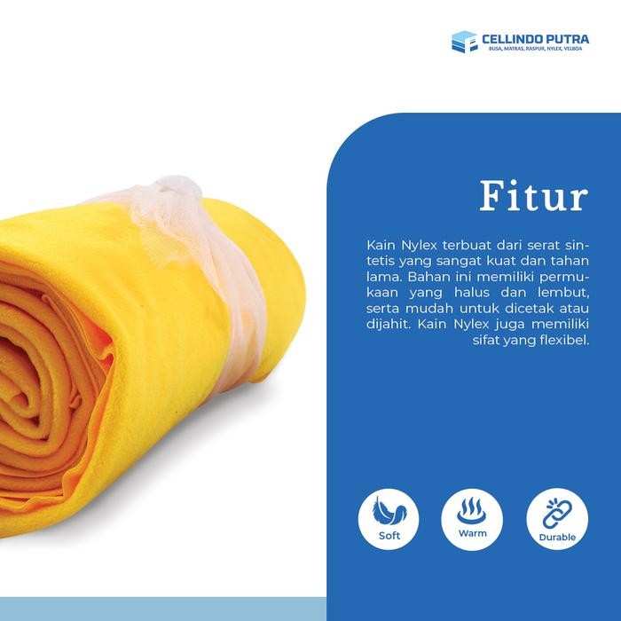 MURAH Kain Nylex Polos Bahan Bulu Boneka (ECERAN)