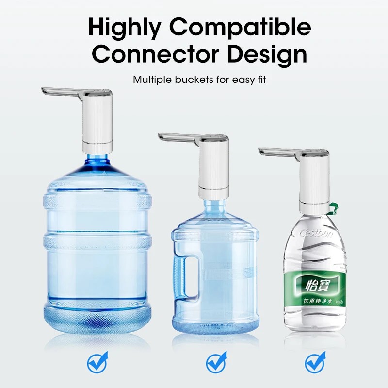 Water Dispenser Water Pump Electric Bottle Pump Mini Portable Water Pump Usb Foldable Household