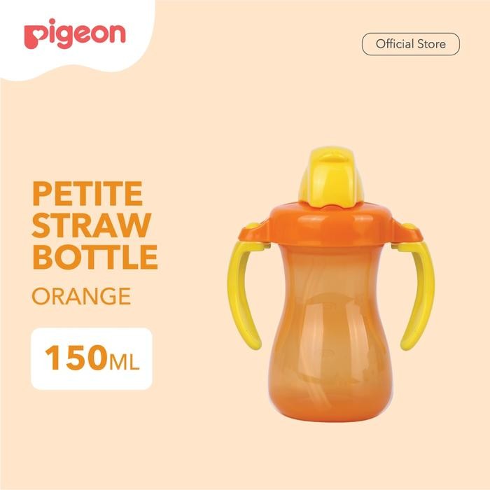 Terlaris PIGEON Petite Straw Bottle Botol Minum Bayi Botol Minum Bayi Sedotan Botol Minum Bayi 150ml