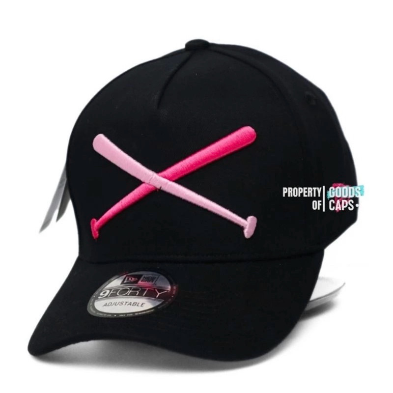 Topi Baseball JustFitteds Crossed Bats Logo Full Tag Pum