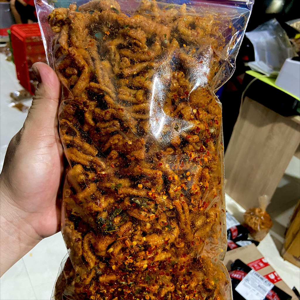 

USUS AYAM Pedas Daun Jeruk 100 gr