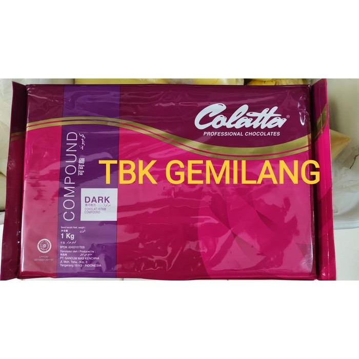 

BisaInstan- Colatta Compound dark milk white 1 kg