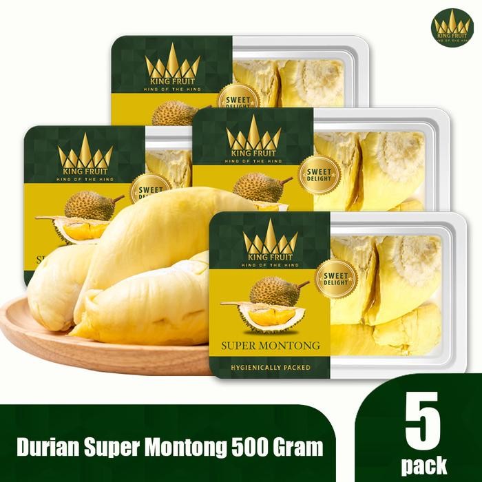 

BisaInstan- KING FRUIT Durian Super Montong Paket 5 Box