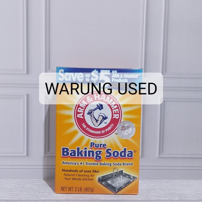 

BisaInstan- BAKING SODA MERK Arm & Hammer Baking Soda 907 GR MADE IN USA 907GR