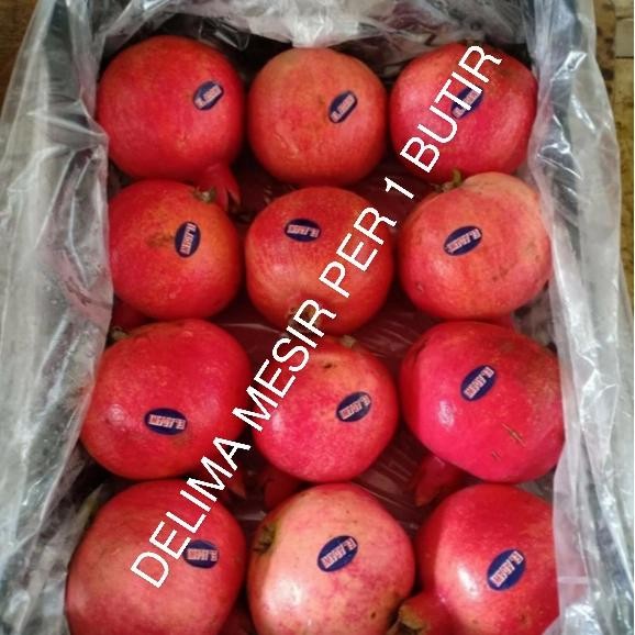 BisaInstan- BUAH DELIMA MESIR FRESH PER 1 BUAH /PCS