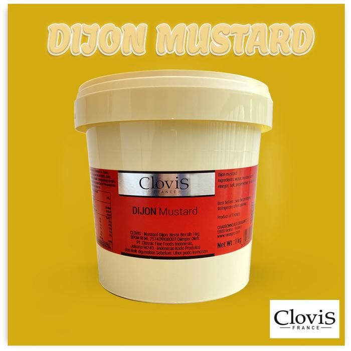

BisaInstan- Clovis Dijon Mustard - Mustard Dijon Clovis - 1 kg - 200gr