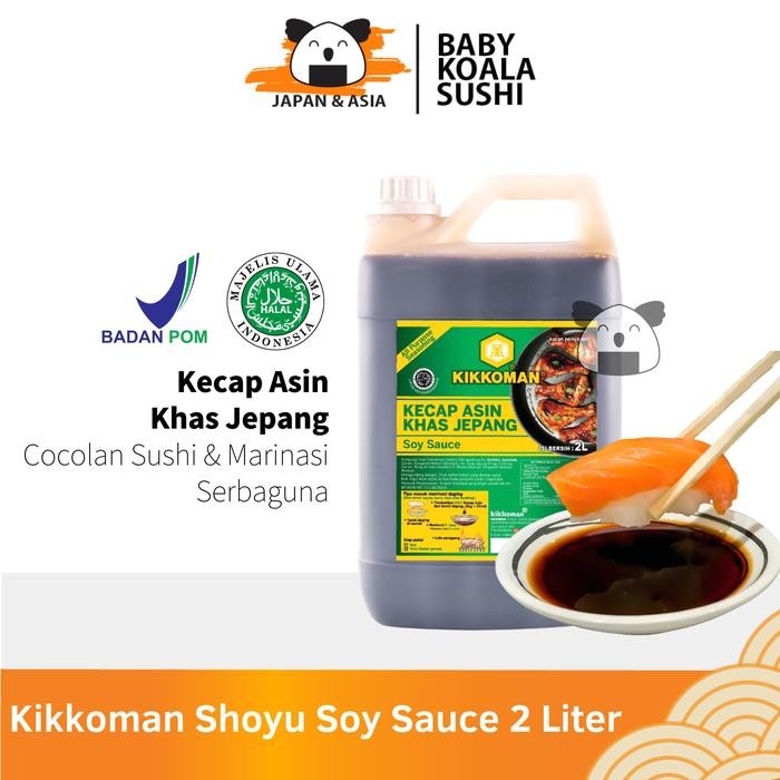 

BisaInstan- KIKKOMAN HALAL Sushi Shoyu Kecap Asin Jepang Soy Sauce Kikoman