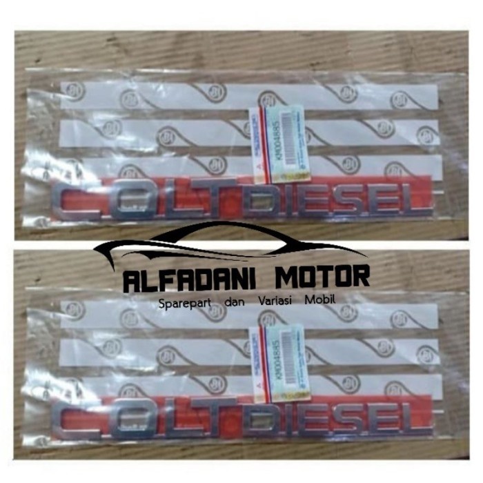 [Expert] EMBLEM COLT DIESEL / LOGO COLT DIESEL NEW ORIGINAL 100% MITSUBISHI
