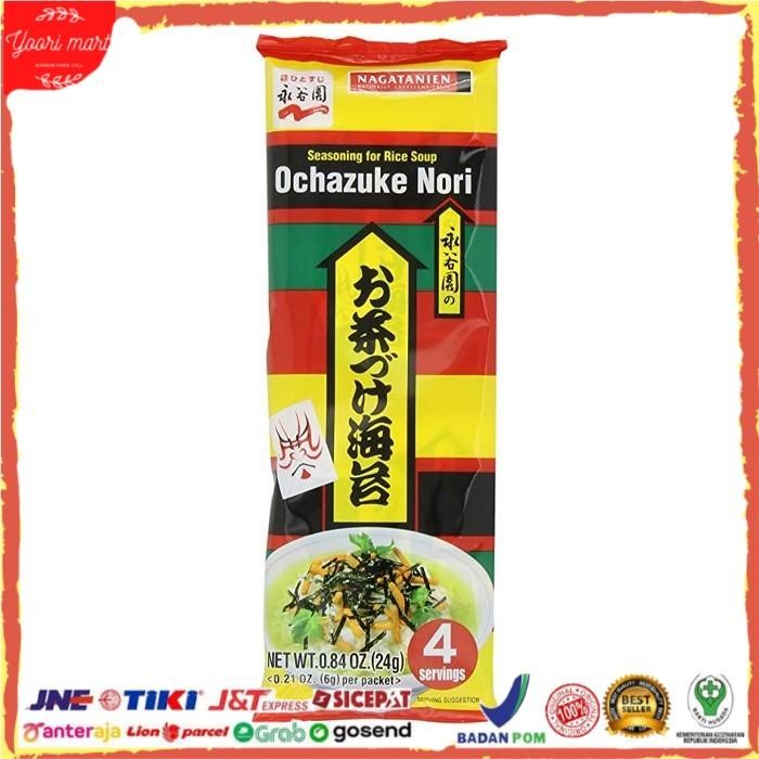 

BisaInstan- Nagatanien Ochazuke Nori / Bumbu Sup Rasa Teh Hijau Jepang 24 Gr