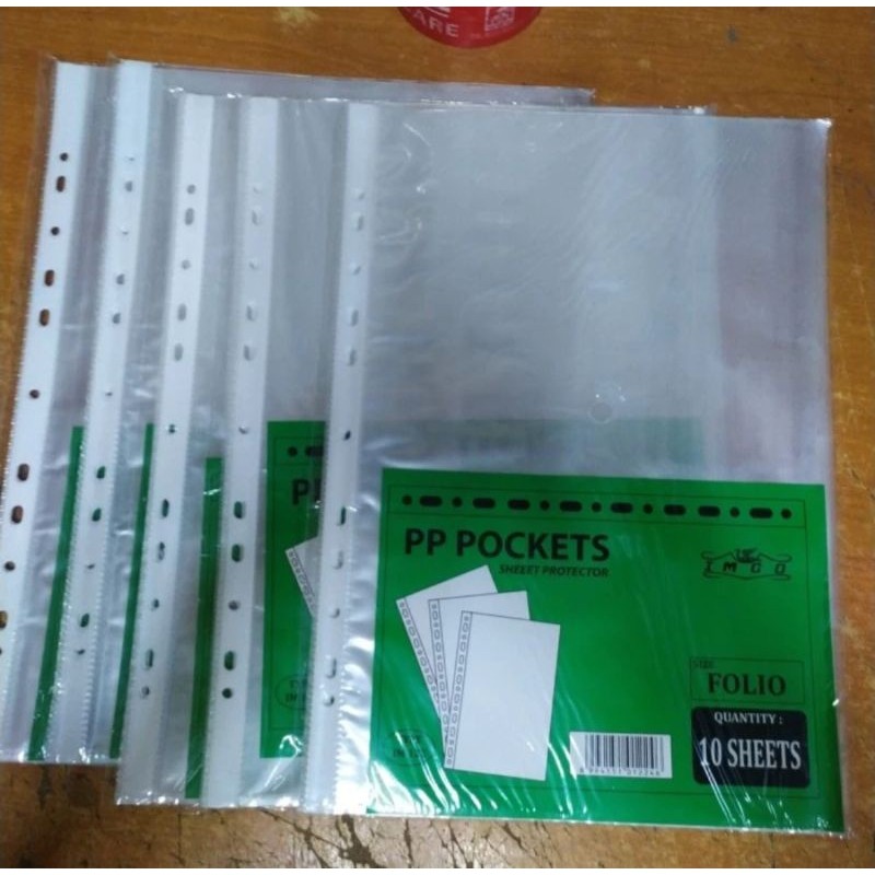 

PP pocket folio imco / sheet protector isi 100 lembar