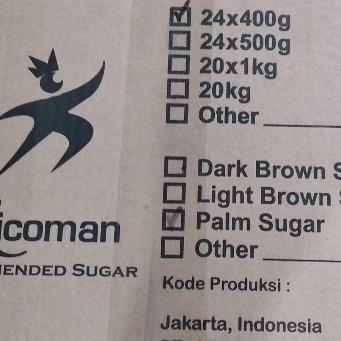 

Kirim,HariYgSama- Ricoman Palm Sugar 400gram/gula aren 24 pcs 1 dus EKSPEDISI