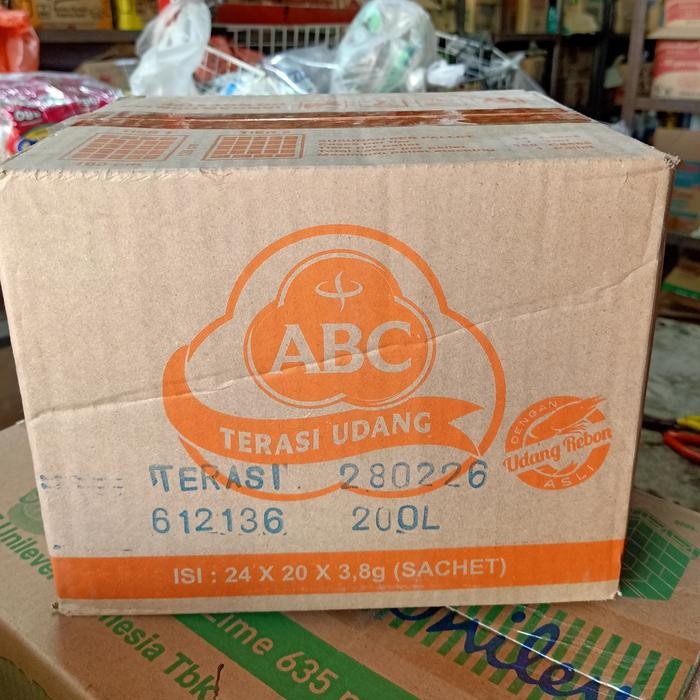 

Kirim,HariYgSama- terasi abc 4.2g per dus isi 24pack x 20pcs