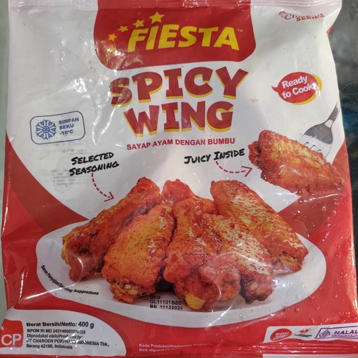 

Kirim,HariYgSama- Fiesta spicy wings 500gr