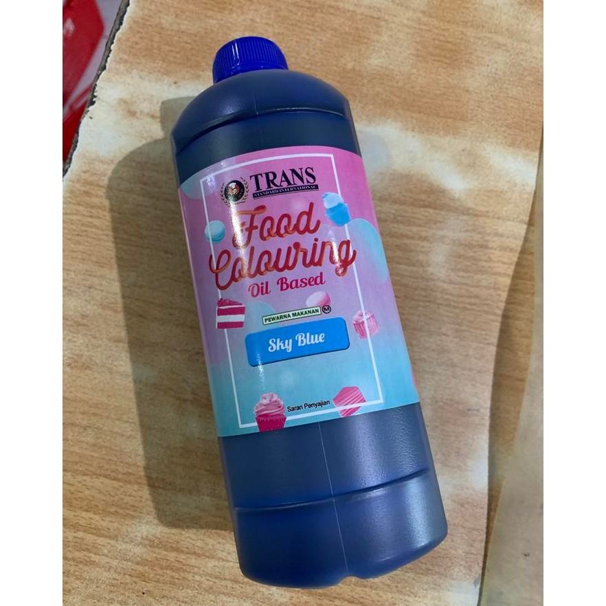 

BisaInstan- Trans coloring Sky blue 1 kg - pewarna makanan biru icing color