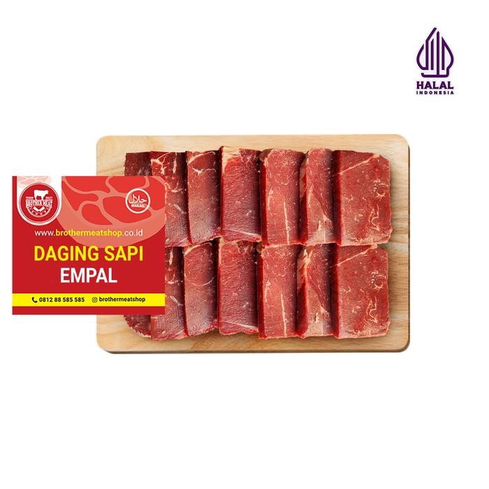 

Kirim,HariYgSama- Daging Sapi Empal 1kg Beku Halal, Brothermeatshop