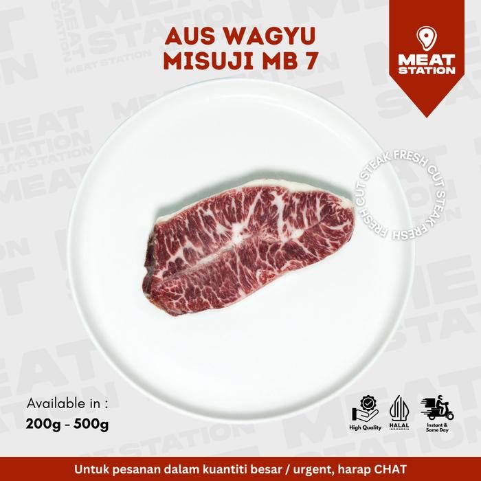 

Kirim,HariYgSama- AUS Wagyu Misuji MB 7 / Beef Steak / Beef Impor