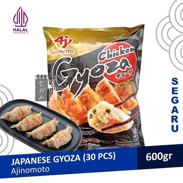 

Kirim,HariYgSama- Japanese Gyoza Ajinomoto Premium Quality Halal Isi 30 pcs 600 gram