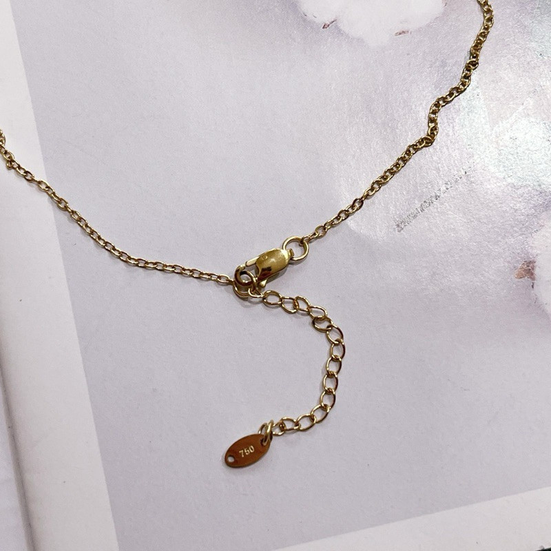 kalung rantai boba cd titanium wanita cap 750