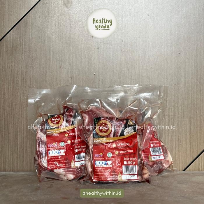 

Kirim,HariYgSama- Grassfed Local Beef Center Cut & Oxtail / Buntut Sapi Lokal 250gr